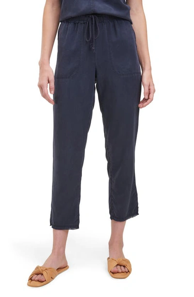 Splendid Noah Tie Waist Pants In Navy