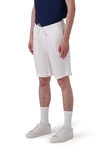 Bugatchi Linen Drawstring Shorts In Chalk