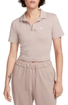 NIKE ESSENTIALS STRETCH CROP POLO