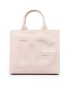 DOLCE & GABBANA TOTE BAG WITH EMBOSSED LOGO