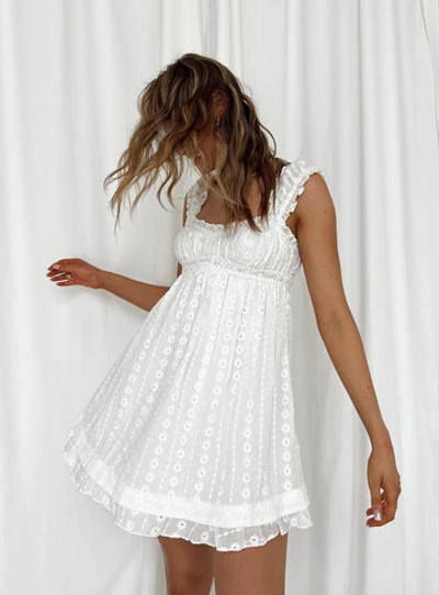 Princess Polly Carlita Mini Dress In White