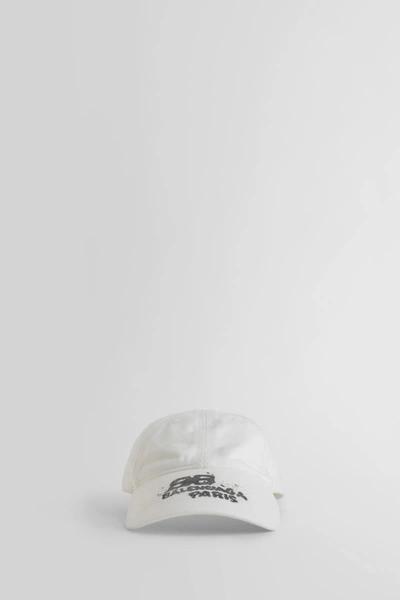 Balenciaga Hats In White Cotton
