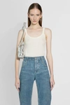 Bottega Veneta Women's Ribbed Scoopneck Tank In White