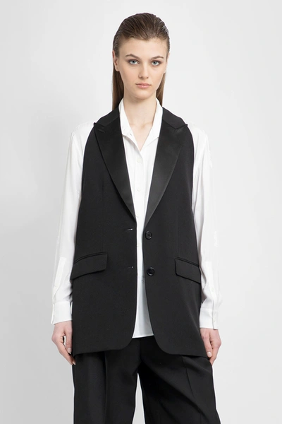 Burberry Woman Black Waistcoats