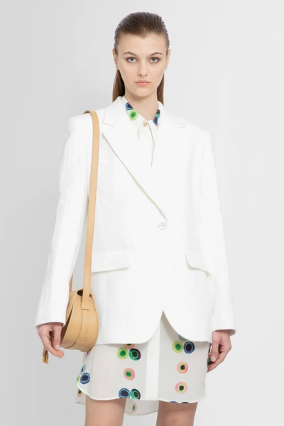 Chloé Linen And Cotton-blend Blazer In White