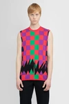 Comme Des Garçons Homme Deux Comme Des Garçons Homme Plus Checked Knitted Vest In Multicolor