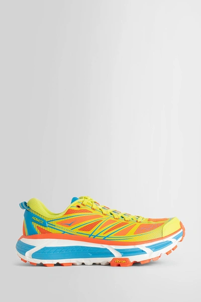 Hoka One One 33mm Mafate Speed 2 Running Trainers In Flame / Evening Primrose