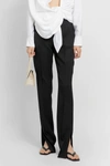 Jacquemus Le Pantalon Tibau Wool Twill Flare Pants In Black