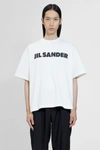 Jil Sander Logo T-shirt By . The Brand Presents A Minimalist Style That Is Appreciated Wor In White
