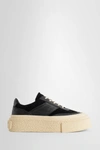 Mm6 Maison Margiela Black Gambetta Lace-up Platform Sneakers In Black