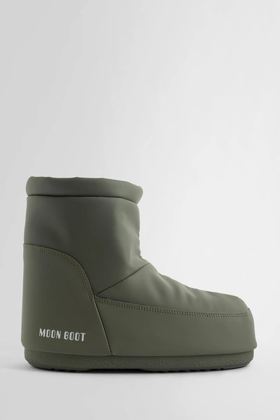 Moon Boot Icon Low No-lace Rubber S In Green