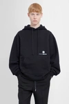Oamc Black Cotton Oversize Sweatshirt In Black