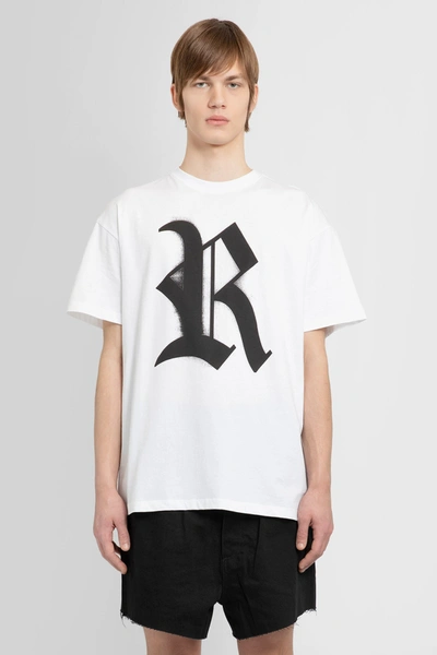 Raf Simons T-shirts And Polos White In Black