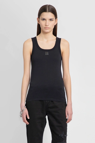 Raf Simons Woman Black Tank Tops