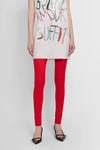 Raf Simons Woman Red Leggings In Red