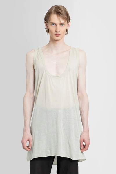 Rick Owens Cotton-jersey Tank Top In White