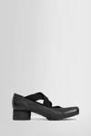 Uma Wang 25mm Square-toe Ballerina Shoes In Black