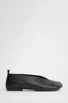 Uma Wang Woman Ballet Flats Black Size 7 Calfskin In Black