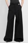 VETEMENTS WOMAN BLACK TROUSERS