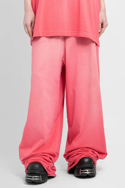 Vetements Pink Tie-dye Oversize Trousers In New