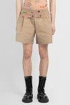 WALTER VAN BEIRENDONCK MAN BEIGE SHORTS