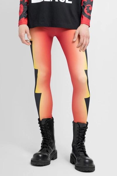 Walter Van Beirendonck Graphic-print Leggings In Red