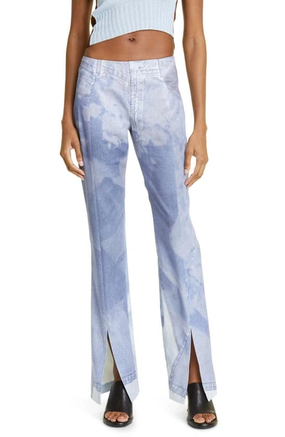 Elliss Handy Jean Print Denim Trousers In Print Multi