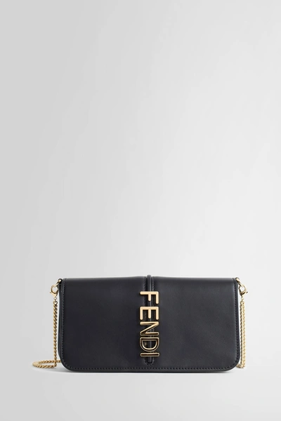 Fendi Woman Black Shoulder Bags