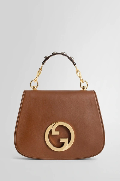 Gucci Woman Brown Top Handle Bags