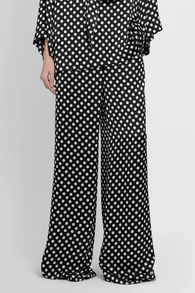 Saint Laurent Woman Black&white Trousers