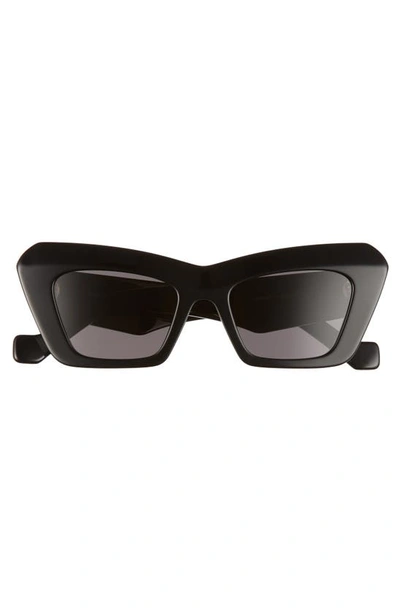 LOEWE LOEWE CHUNKY ANAGRAM 50MM SMALL CAT EYE SUNGLASSES