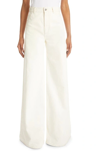 Chloé Flared Trousers In White