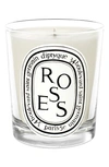 Diptyque Rose Scented Candle, 6.5 Oz. In Clear Vessel