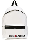 SAINT LAURENT 'City' logo-print backpack,POLYAMIDE100%