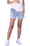 ANGEL MATERNITY MATERNITY DENIM SHORTS