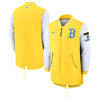 NIKE NIKE YELLOW BOSTON RED SOX CITY CONNECT FULL-ZIP DUGOUT JACKET