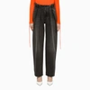 Off-white Black Washed Balloon Jeans In Black