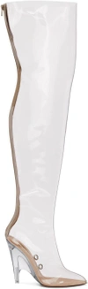 YEEZY Transparent PVC Tubular Boots,KW3031.001