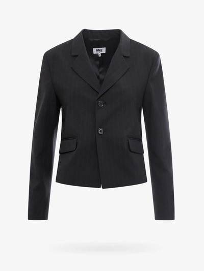 Mm6 Maison Margiela Blazer In Black