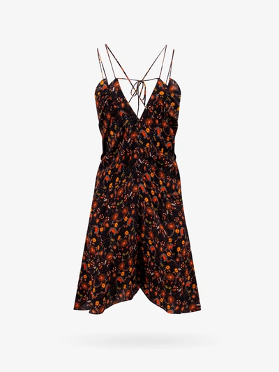 Isabel Marant Presly Midi Dress In Black