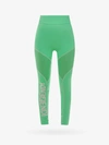 Fendi Leggings In Technical Fabric In Green