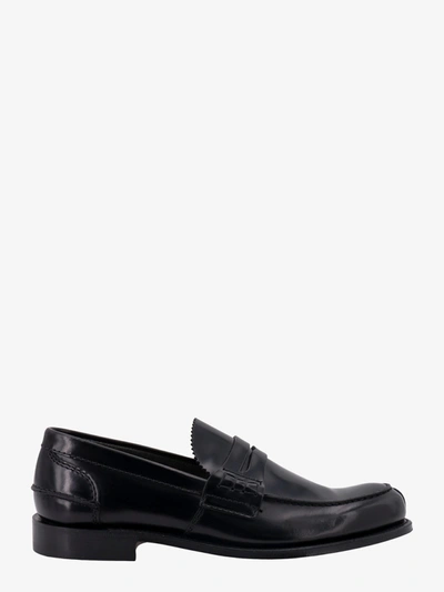 Church's Turnbridge High Shine Penny Loafers In Black