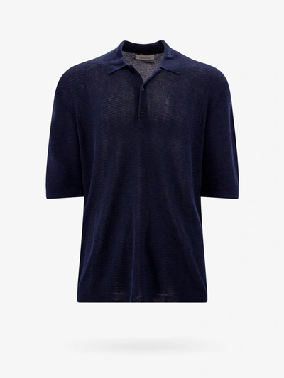Laneus Polo Shirt In Blue