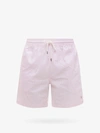 Polo Ralph Lauren Swim Trunk In Carmel Pink Seersucker