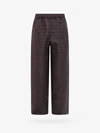 Valentino Cotton Joggers With Toile Iconographe Print In Black