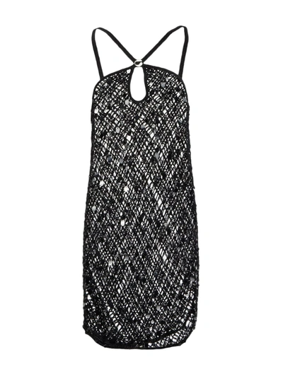 Coperni Black Sequin Minidress