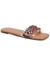 THALIA SODI JILLENE WOMENS FLAT SLIP ON SLIDE SANDALS