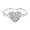 Vir Jewels 1/4 Cttw Round Cut Lab Grown Diamond Wedding Engagement Ring .925 Sterling Silver In Silver
