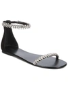 Inc Givele Womens Faux Suede Rhinestone Ankle Strap In Multi