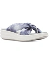 CLOUDSTEPPERS BY CLARKS DRIFT AVE WOMENS TIE-DYE CUSHIONED WEDGE SANDALS